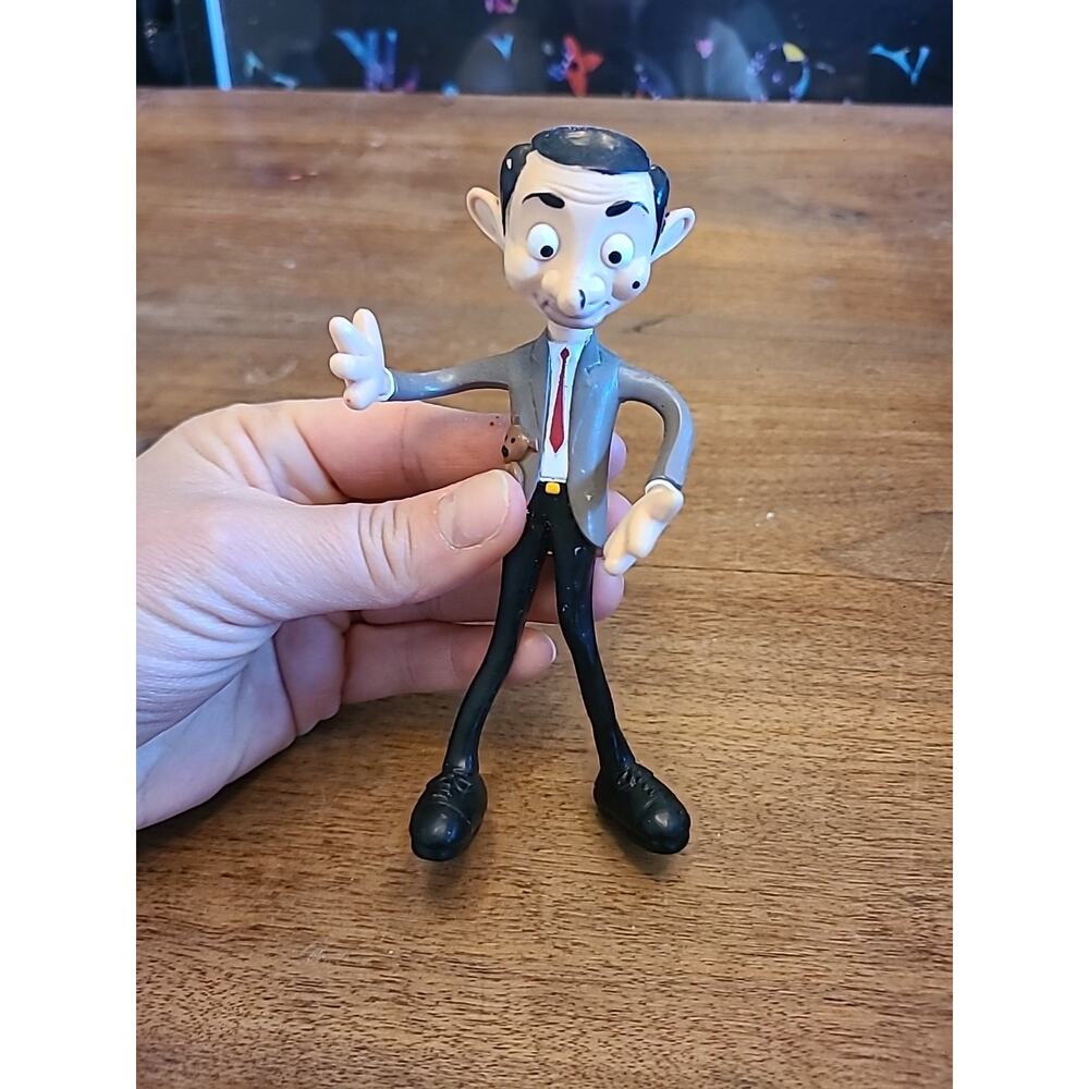 Mr.Bean Rowan Atkinson NJ Croce Bendy Bendable Collectible Figure Tiger Aspects